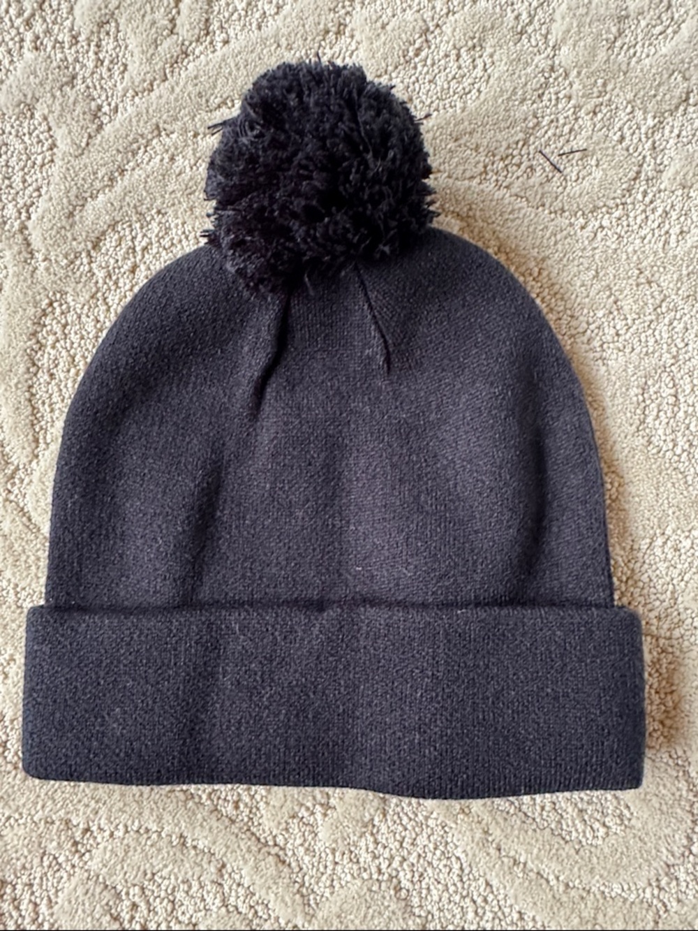 Titleist Black Beanie Hat with Top Pom - Picture 2 of 4
